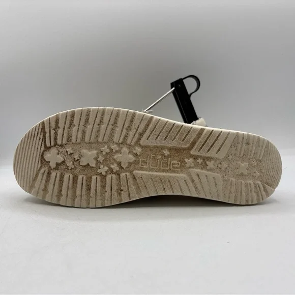 Hey Dude Wendy Plaid Beige Women’s Size 7 121410558 Casual Comfort Slip On Shoes - Picture 15 of 16